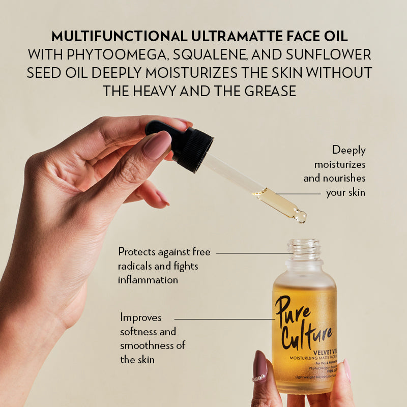 Velvet Veil Moisturizing Matte Face Oil