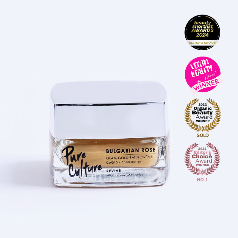 Bulgarian Rose Glam Gold Satin Crème