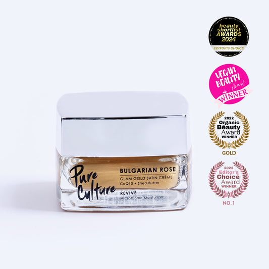 Bulgarian Rose Glam Gold Satin Crème
