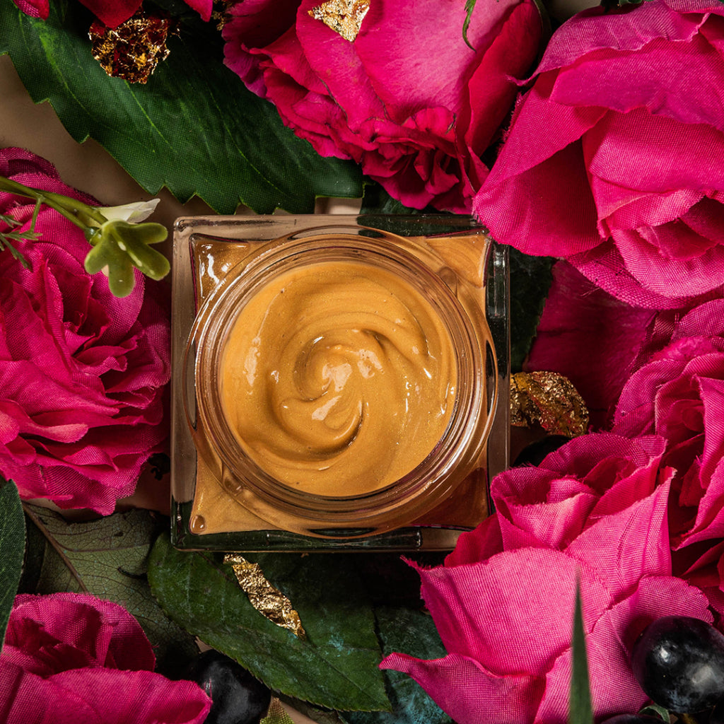 Bulgarian Rose Glam Gold Satin Crème