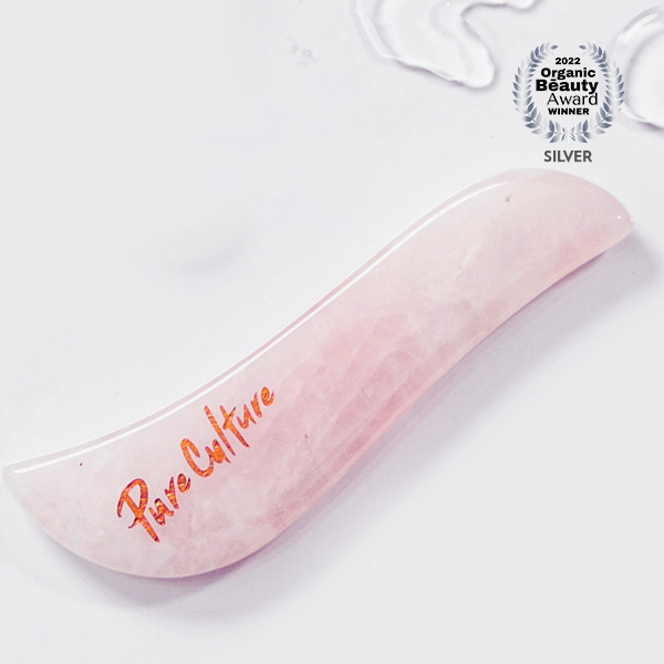 Rose Quartz S-shaped Gua Sha