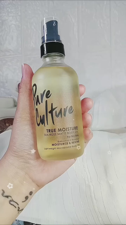 True Moisture Silk Rose All-Over Matte Oil for Dry Skin